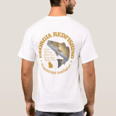 Georgië (roodbaars) t-shirt (Achterkant)