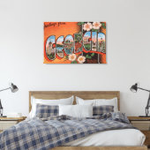 Georgië (Roos Cherokee) - Grote lettertjes Canvas Afdruk (Insitu (Slaapkamer))