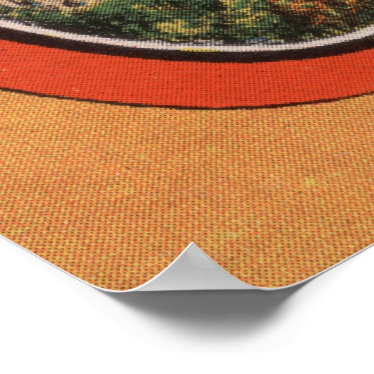 Georgië (Roos Cherokee) - Grote lettertjes Poster (Hoek)