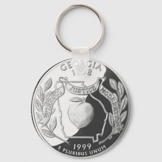 Georgië Sleutelhanger (Voorkant)