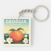 Georgië Sleutelhanger (Achterkant)