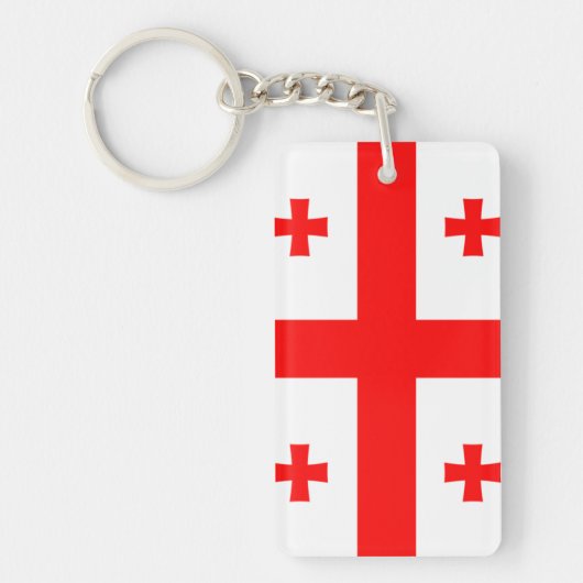 Georgië Sleutelhanger (Voorkant)
