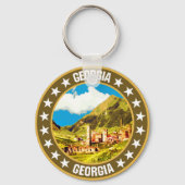 Georgië Sleutelhanger (Achterkant)
