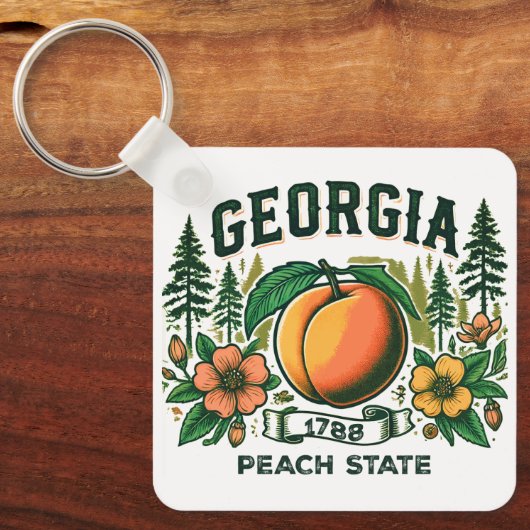  Georgië Sleutelhanger (Voorkant)