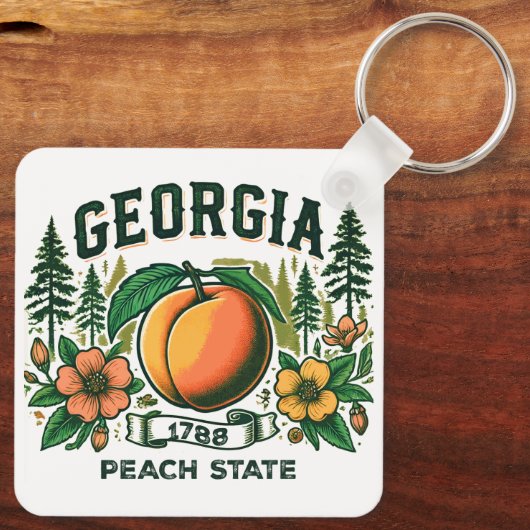  Georgië Sleutelhanger (Achterkant)