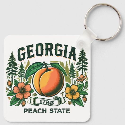  Georgië Sleutelhanger (Achterkant)