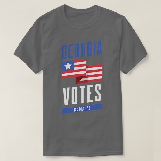 Georgië stemt Kamala T-shirt (Design voorkant)