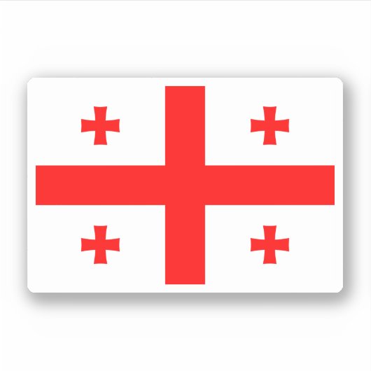 Georgië Sticker (Voorkant)