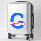 Georgië Sticker (Koffer)