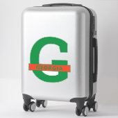 Georgië Sticker (Koffer)