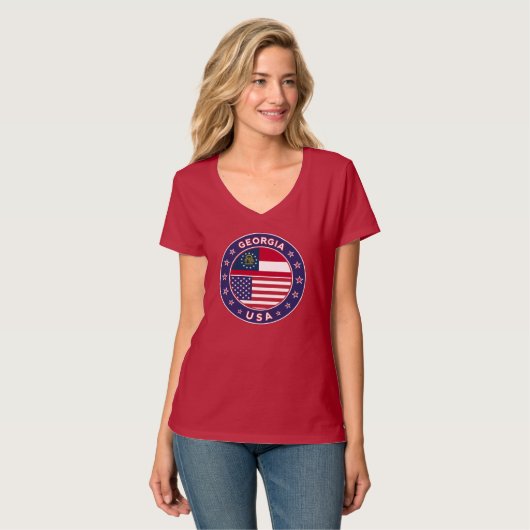 Georgië T-shirt (Voorkant volledig)