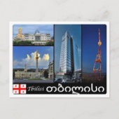 Georgië - Tbilisi - Mozaïek - Briefkaart (Voorkant)