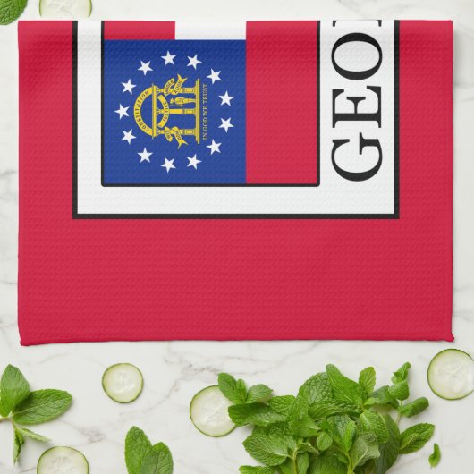 Georgië Theedoek (Gevouwen)
