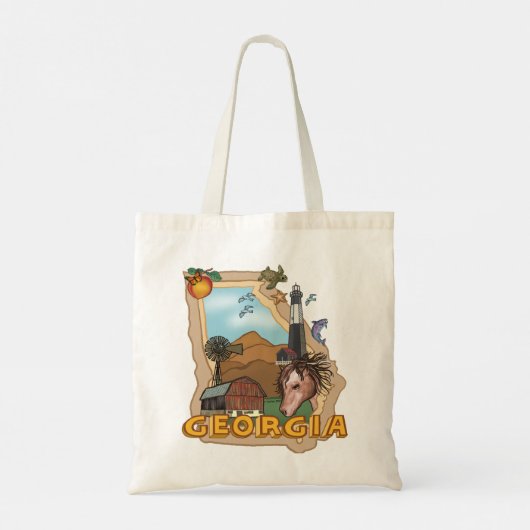 Georgië Tote Bag (Achterkant)