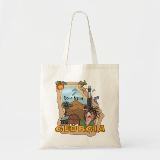 Georgië Tote Bag (Voorkant)
