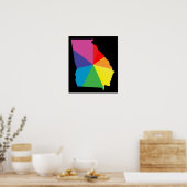 georgië trots . poster (Keuken)