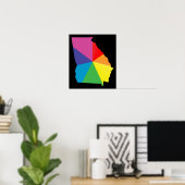 georgië trots . poster (Thuiskantoor)