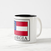 Georgië Tweekleurige Koffiemok (Voorkant rechts)