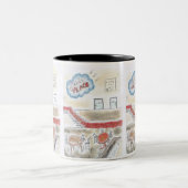 georgië tweekleurige koffiemok (Center)