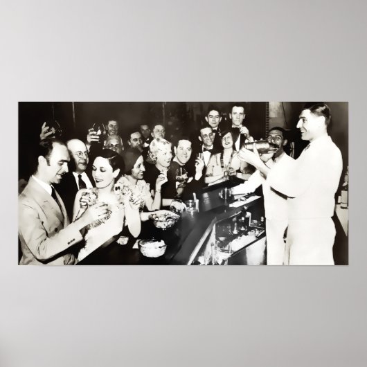 GEORGIË VERBODSSPREKEASY c. 1925 Poster (Voorkant)