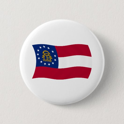 Georgië Vlag Knop Ronde Button 5,7 Cm (Voorkant)