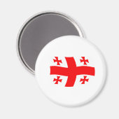 Georgië Vlagmagneet Magneet (Voorkant / Achterkant)