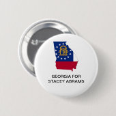 GEORGIË VOOR STACEY ABRAMS GOVERNOR BUTTON (Voorkant /achterkant)