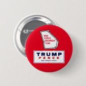 Georgië voor Trump Pence 2020 Ronde Button 5,7 Cm (Voorkant /achterkant)