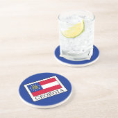 Georgië Zandsteen Onderzetter (Zijkant)