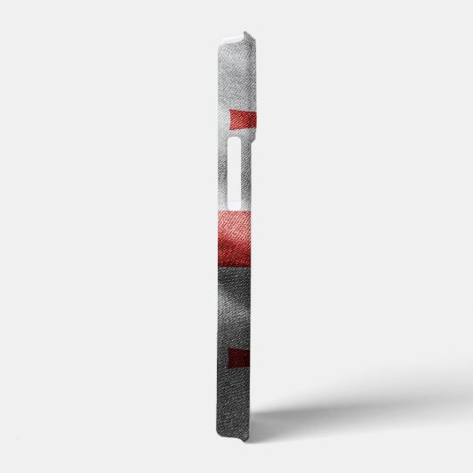 Georgië zijden vlag Case-Mate iPhone case (Achterkant / Rechts)