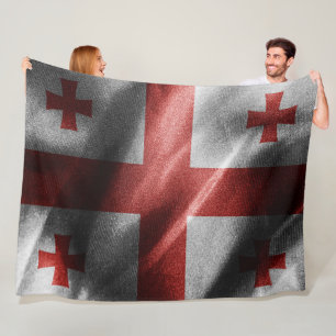 Georgië zijden vlag fleece deken