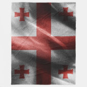 Georgië zijden vlag fleece deken (Voorkant)