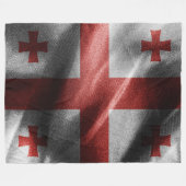 Georgië zijden vlag fleece deken (Voorkant (Horizontaal))