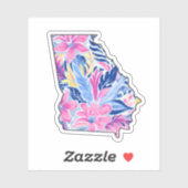 Georgië - Zomerse Sticker - Lilly Inspired (Vel)