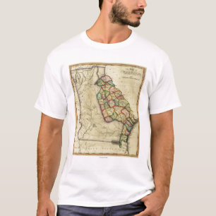 GeorgiëPanoramische KaartGeorgië T-shirt