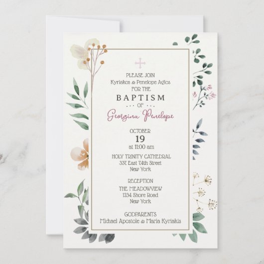 Georgina lijst uitnodiging (Voorkant)