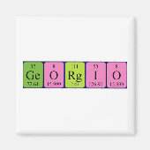 Georgio periodieke table name magnet (Voorkant)