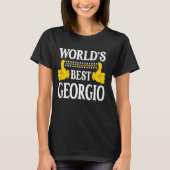Georgio Persoonlijke naam Grappige Voornaam Wereld T-shirt (Voorkant)