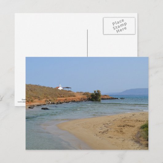 Georgioupoli Beach, Kreta Briefkaart (Voorkant / Achterkant)
