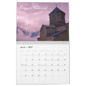 Georgisch architectonisch landschap Tbilisi Barumi Kalender (Mar 2027)