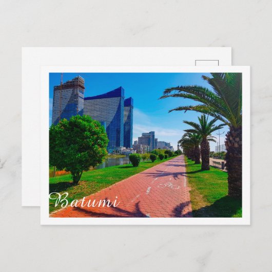 Georgisch architectuurlandschap Batumi Briefkaart (Voorkant / Achterkant)