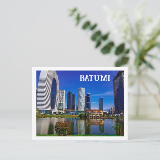 Georgisch architectuurlandschap Batumi Briefkaart (Staand voorkant)