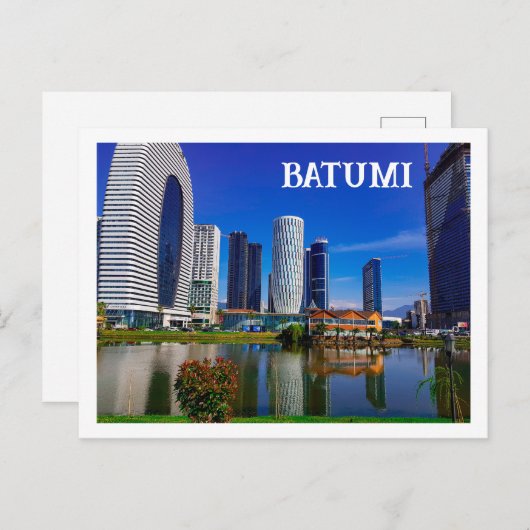 Georgisch architectuurlandschap Batumi Briefkaart (Voorkant / Achterkant)