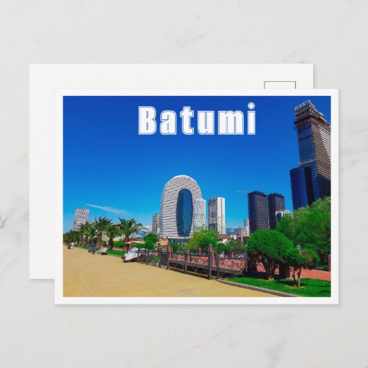 Georgisch architectuurlandschap Batumi Briefkaart (Voorkant / Achterkant)