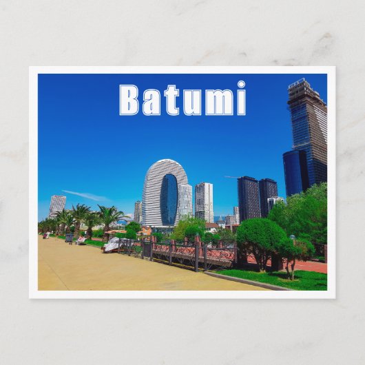 Georgisch architectuurlandschap Batumi Briefkaart (Voorkant)