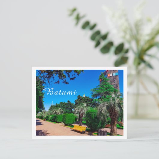 Georgisch architectuurlandschap Batumi Briefkaart (Staand voorkant)