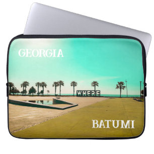 Georgisch architectuurlandschap Batumi Laptop Sleeve