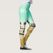 Georgisch architectuurlandschap Batumi Leggings (Rechts)