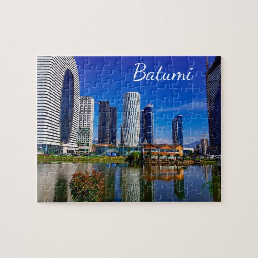 Georgisch architectuurlandschap Batumi Legpuzzel (Horizontaal)