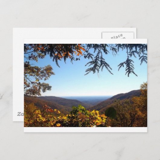 Georgisch berggebied Briefkaart (Voorkant / Achterkant)